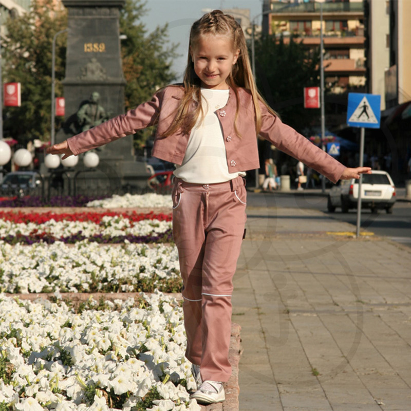 Serbica dečija garderoba, pantalone i bolero za devojčice Dečji sajt