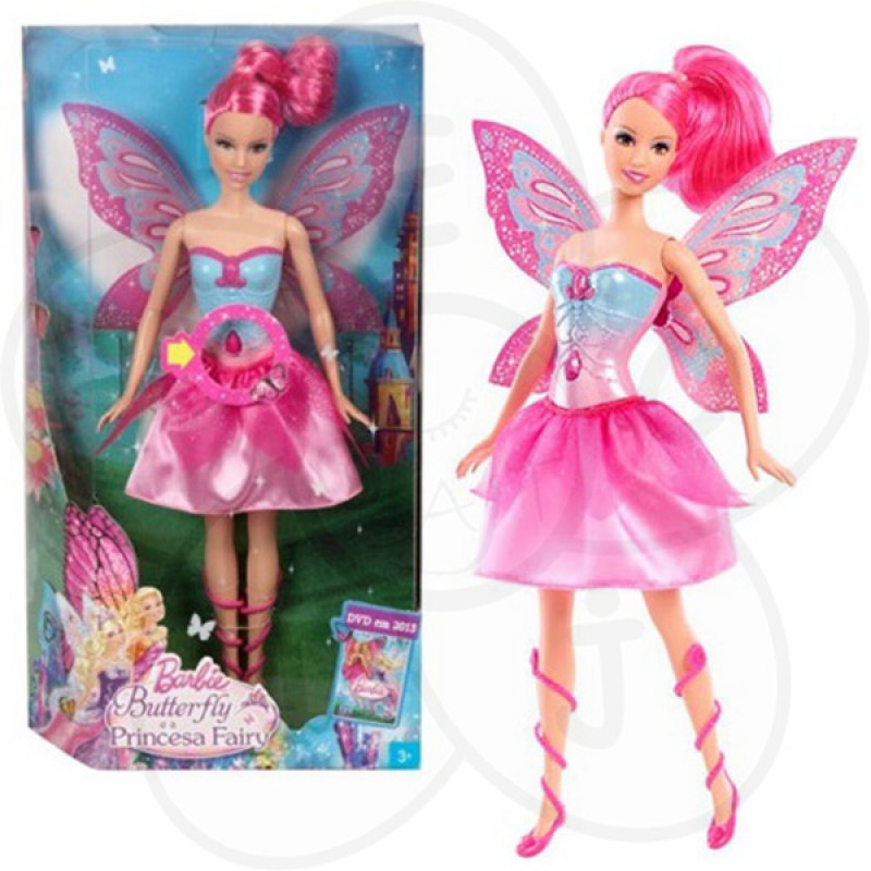 Lutka Barbie Mariposa Princesa Fairy, 6374-173 