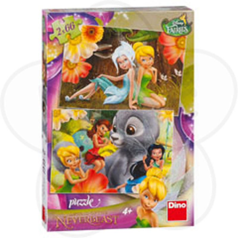 Puzzle za decu Disney Fairies 2 x 66 delova D385122 
