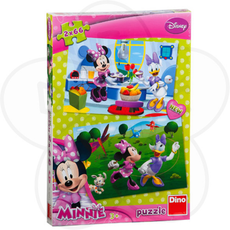 Puzzle za decu Disney Minnie Mouse 2 x 66 delova D385047 