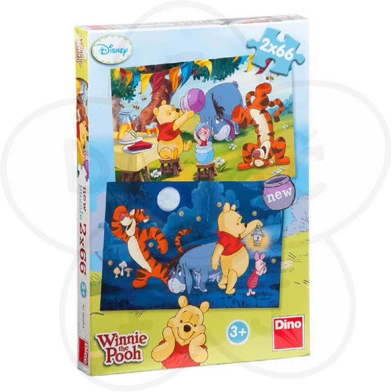 Puzzle za decu Disney Winnie the Pooh 2 x 66 delova D385092 