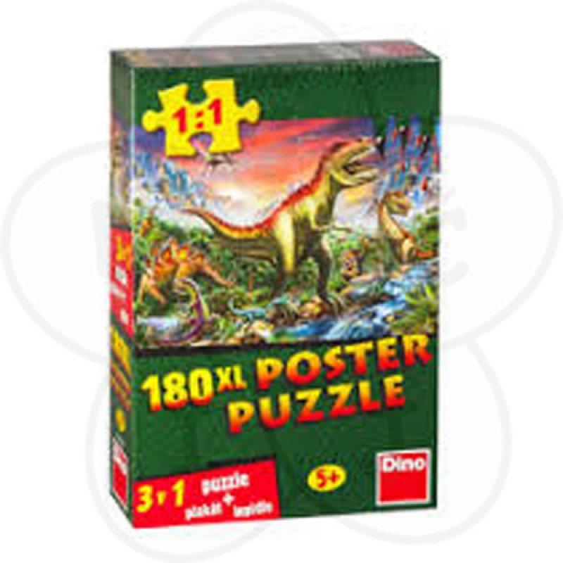 Puzzle za decu Dino poster 180XL, D394032 