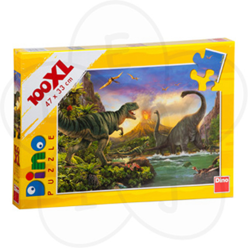 Puzzle za decu Dino Dinosaurusi  100XL - 47 x 33, D343207 