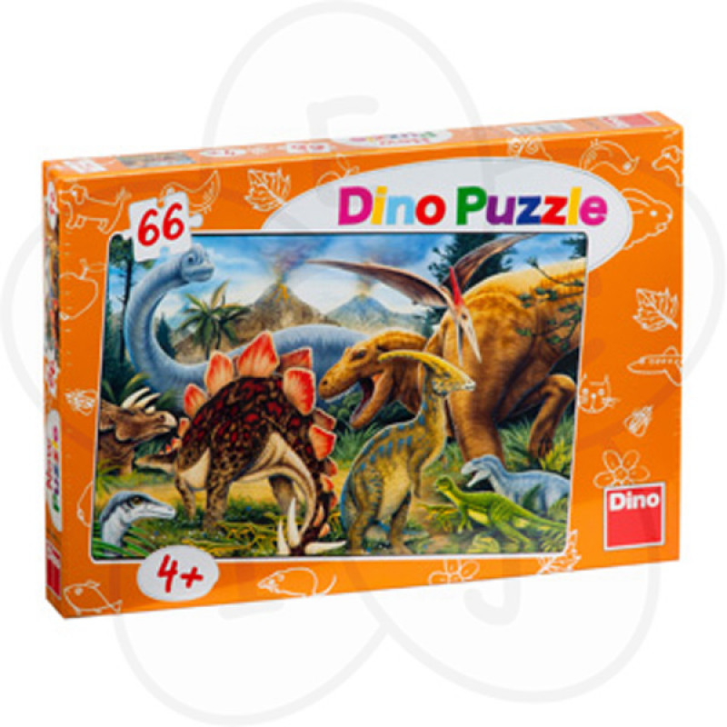 Puzzle za decu Dino Dinosaurusi 66 delova D384132 
