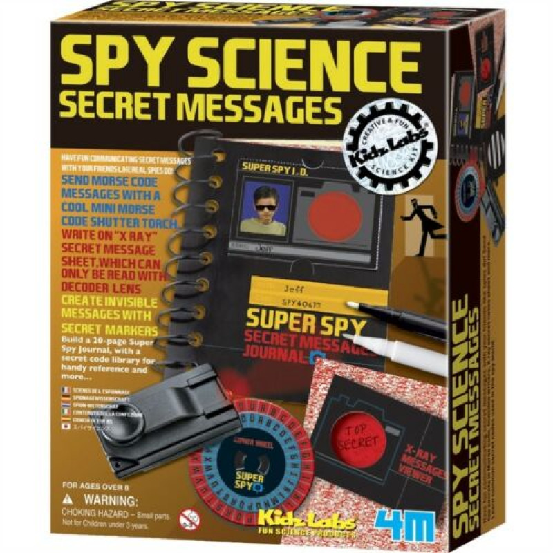 Kidz Labs - Spy Science – Secret Messages 4M03295 