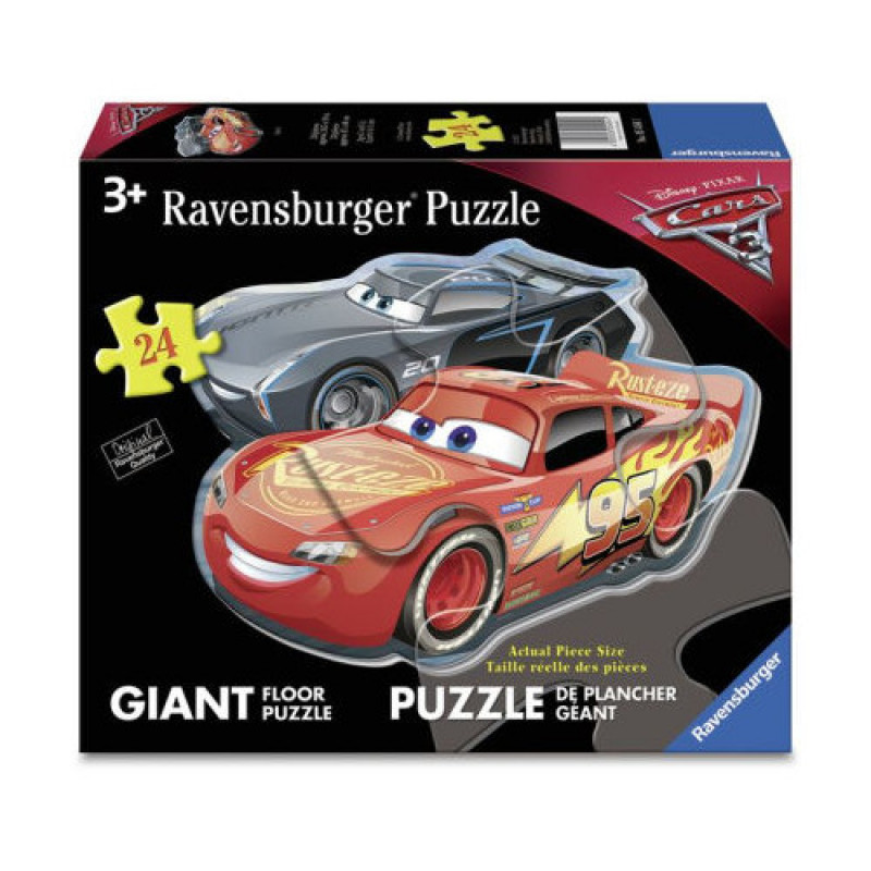 Ravensburger puzzle (slagalice) - Velike podne puzle Cars, RA05454 
