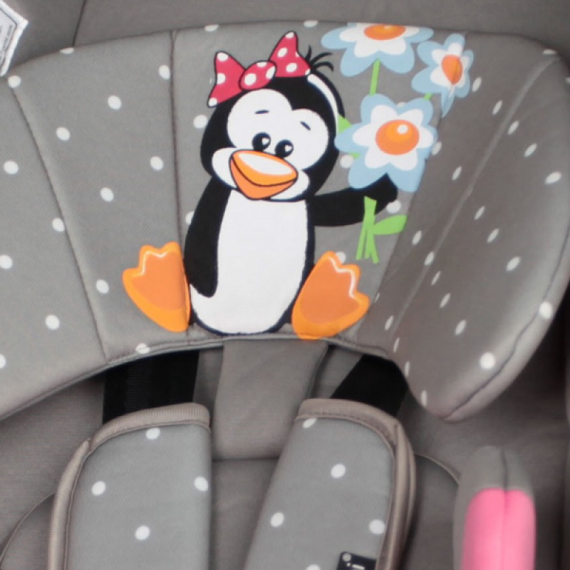 Auto Sedište Concord Grey&Pink Pinguin 0-18kg, 10070161620 