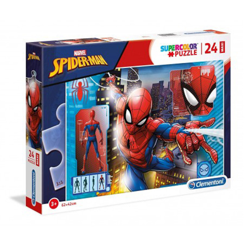 Puzzle 24  Maxi Spiderman Clementoni, 28507 