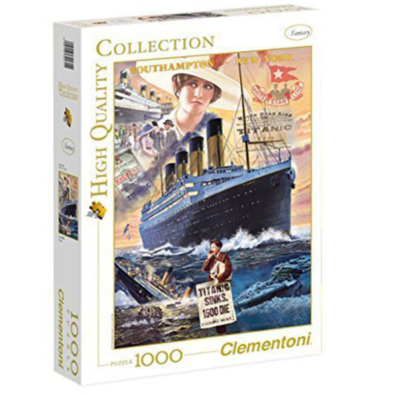 Puzzla Titanic 1000 delova Clementoni, 39271 