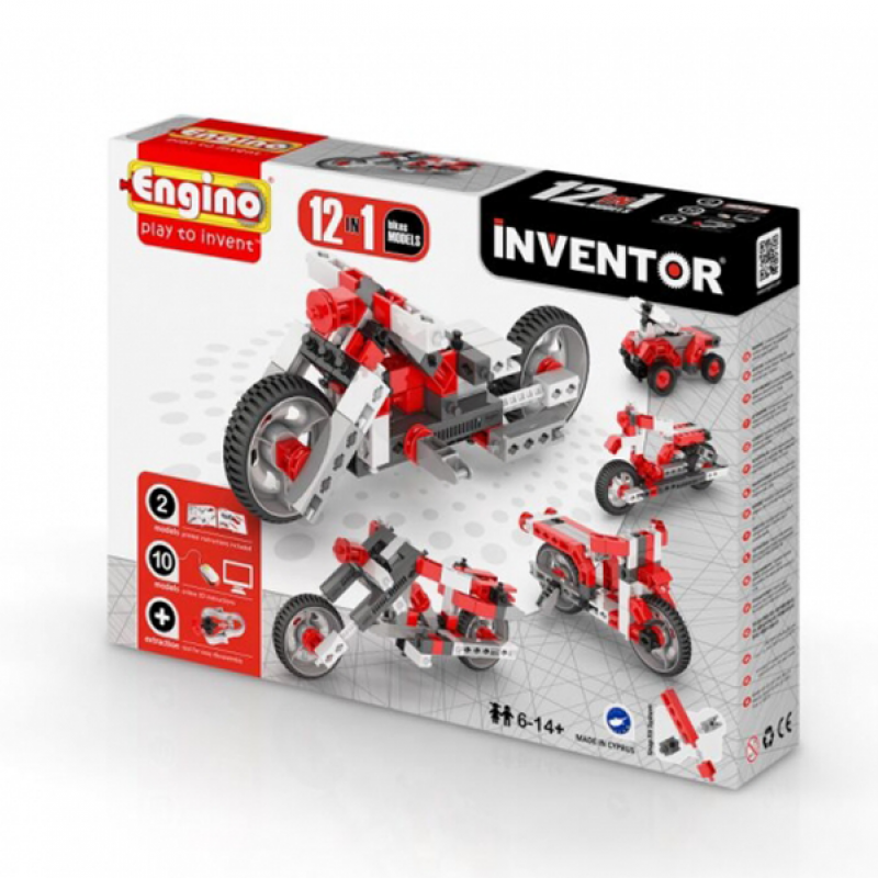 Engino inventor 12 modela-motocikli, 6270811 