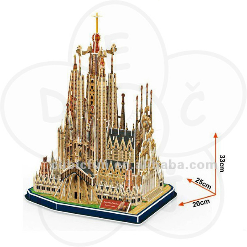 3D puzzle Sagrada Familia Spanija P179 