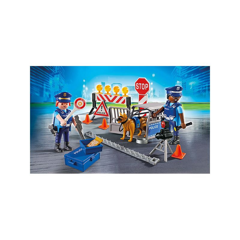Policija - barikade na putu Playmobil, 6924 