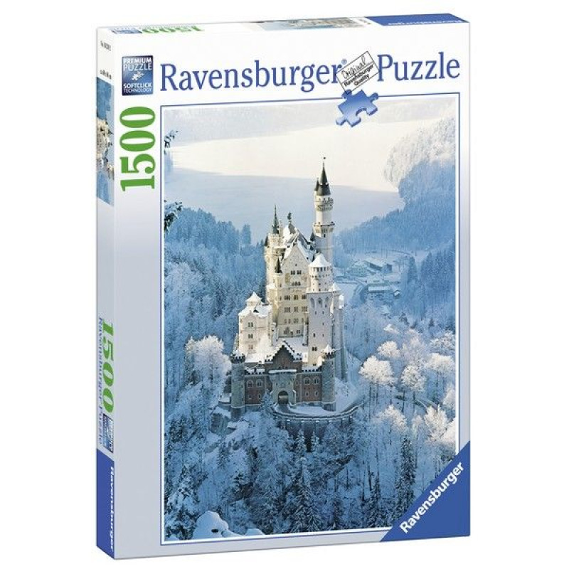 Ravensburger puzzle (slagalice) - Zamak Nojsvanstajn zimi RA16219 