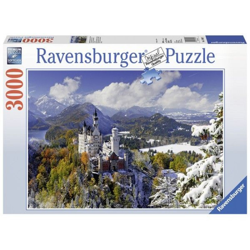 Ravensburger puzzle (slagalice) - Zamak Nojsvanstajn iz daljine RA17062 