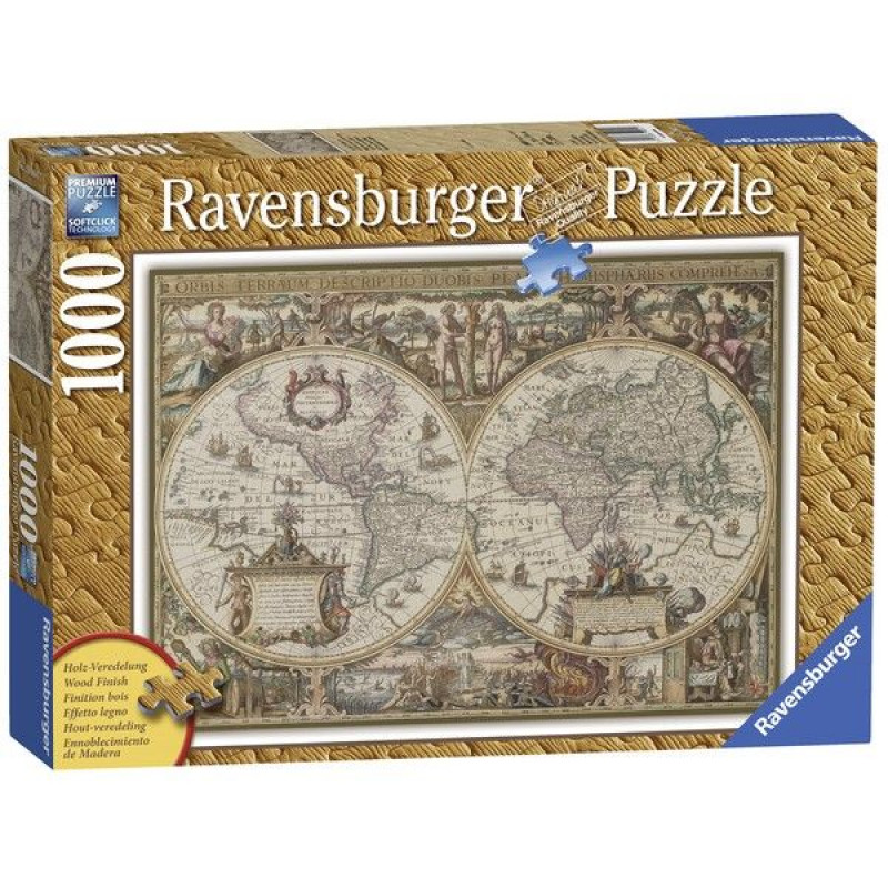 Ravensburger puzzle (slagalice) - Antička karta sveta RA19004 