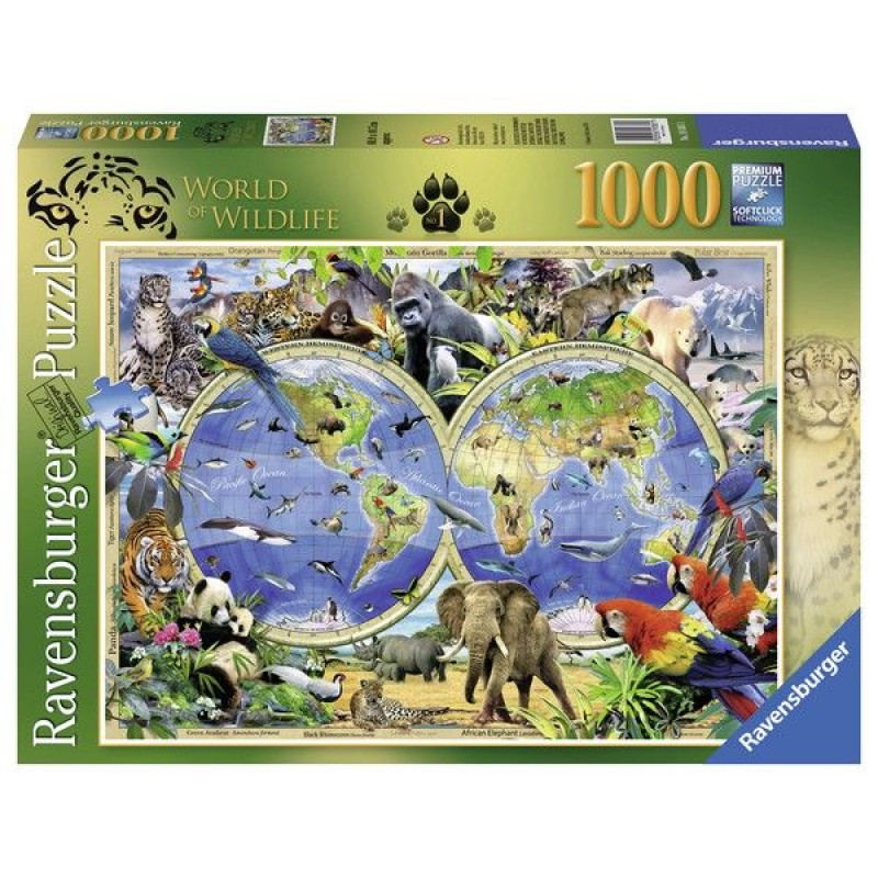 Ravensburger puzzle (slagalice) - Svet divljih životinja RA19385 