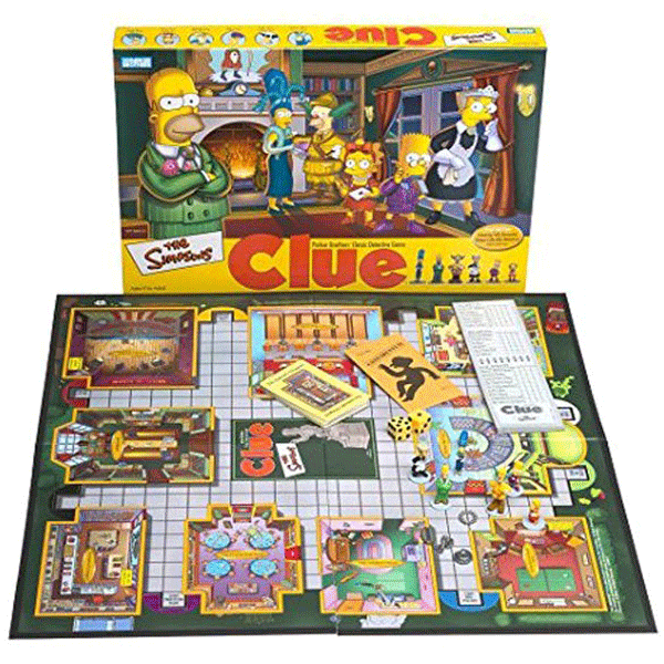 Društvena igra CLUEDO Simpsons Dečji sajt