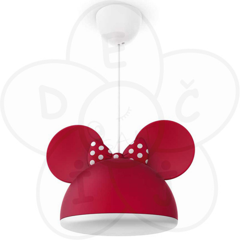 Philips luster Minnie Mouse pendant red 