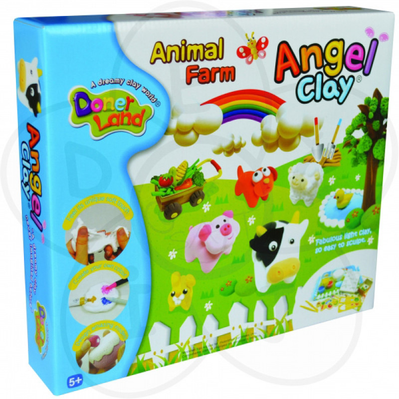 Igračke Angel Clay masa za oblikovanje Životinjska farma 