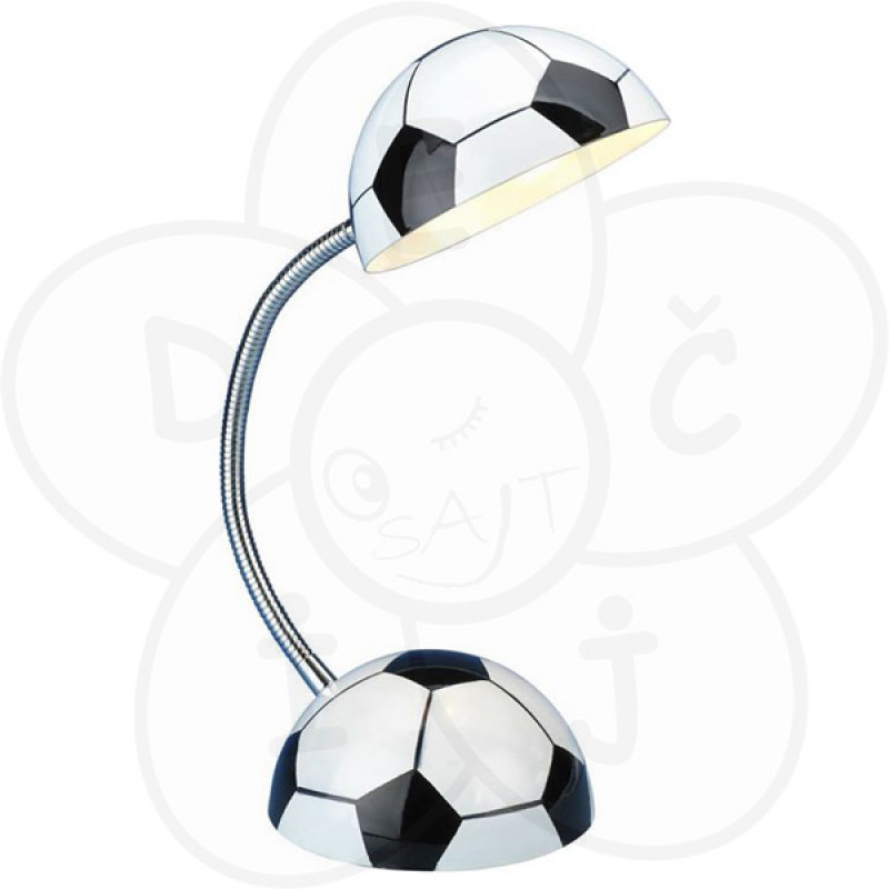 Stona lampa Fudbal, crno-bela 