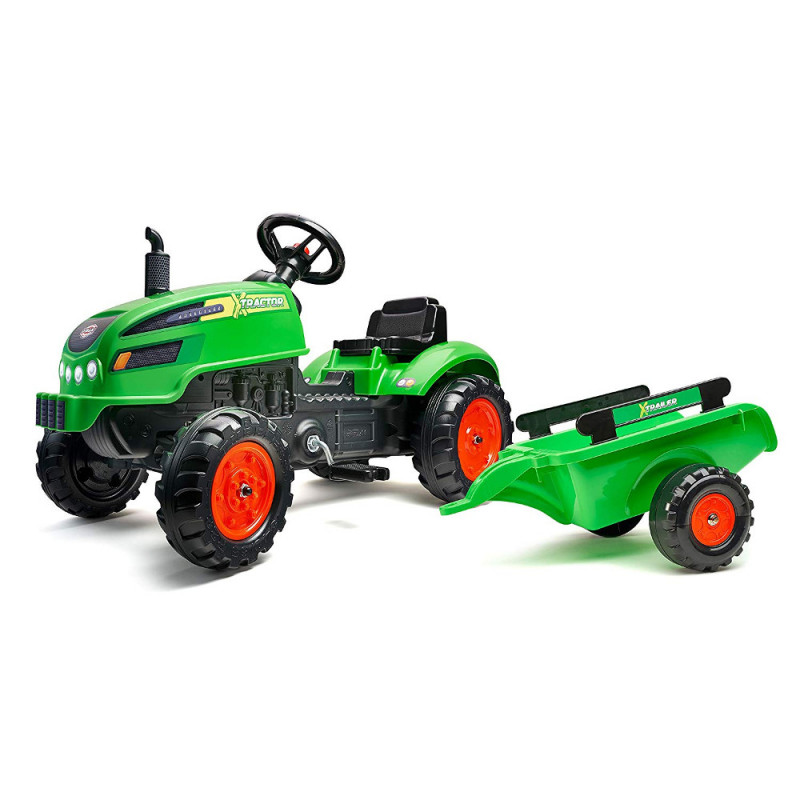 Traktor na pedale X zeleni 2048ab 