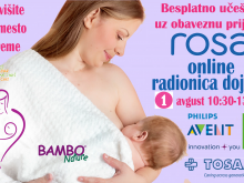 Rosa radionica dojenja online za trudnice iz cele Srbije