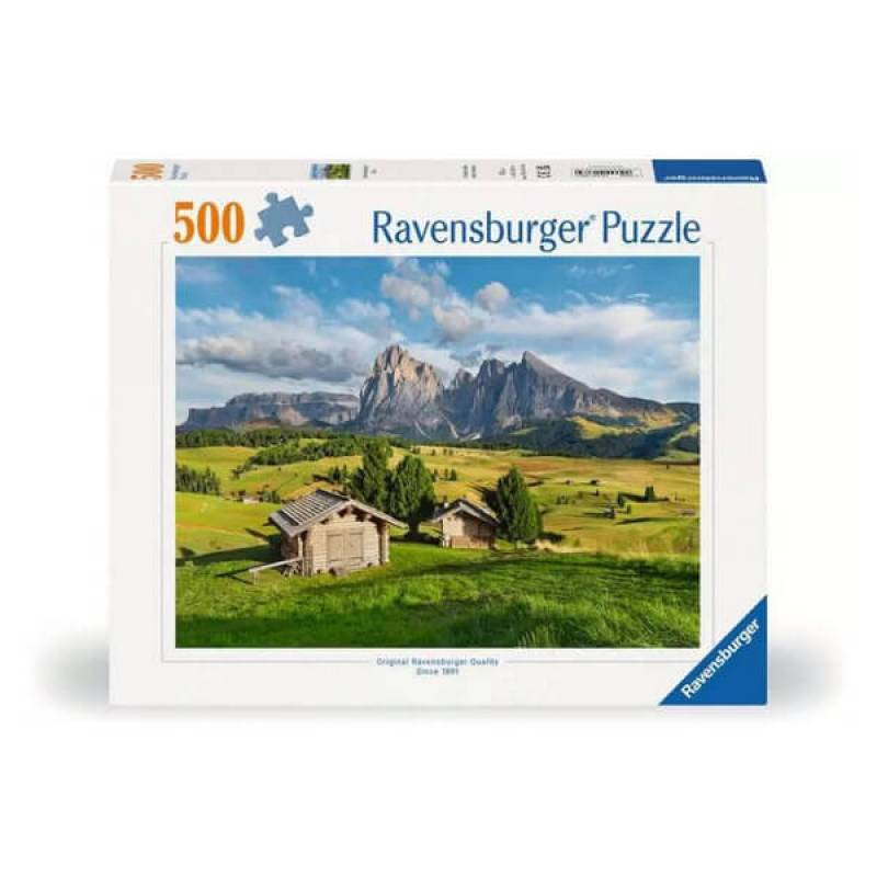 Ravensburger puzzle Dolomiti, idila Siusi RA12001383 