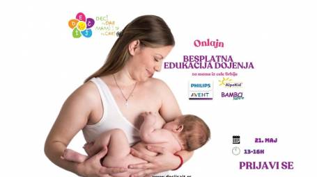 Prijavite se na onlajn edukaciju koja svaku mamu sprema za uspešno dojenje