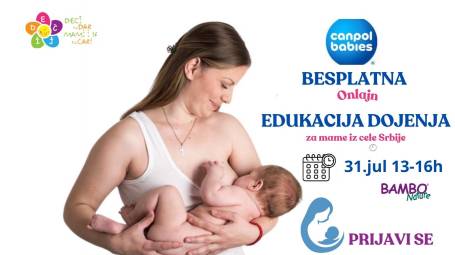 Najtraženija edukacija dojenja dostupna svim trudnicama iz Srbije
