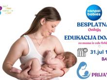 Najtraženija edukacija dojenja dostupna svim trudnicama iz Srbije