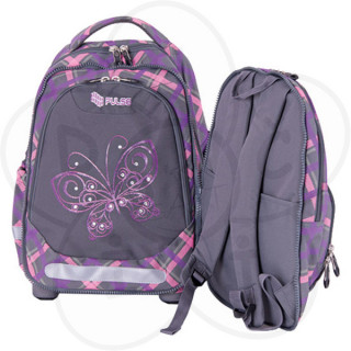 Ranac 2 u 1 Kids Plaid Butterfly 