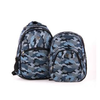 Ranac 2 u 1 Teens Gray Army 121797 