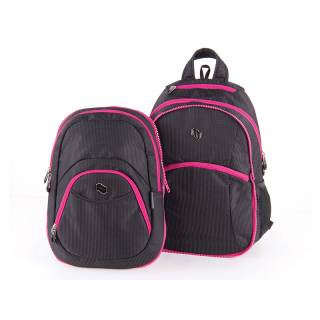 Ranac 2 u 1 Teens Pink Black Dot 121793 