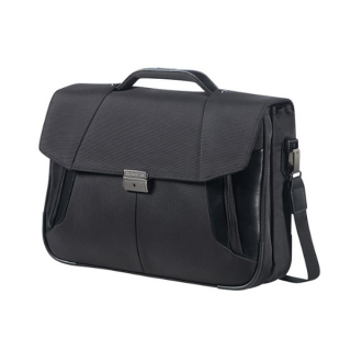 Samsonite poslovna torba BRIEFCASE 2 GUSSETS 15.6 CRNA 