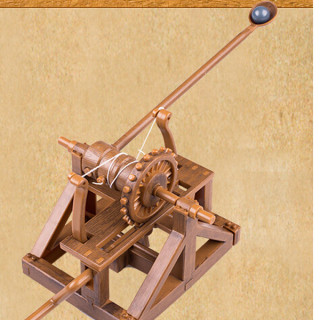 3D Leonardo Da Vinci Catapult E272 