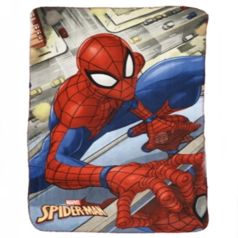 Ćebe Spiderman S07214-sivo 