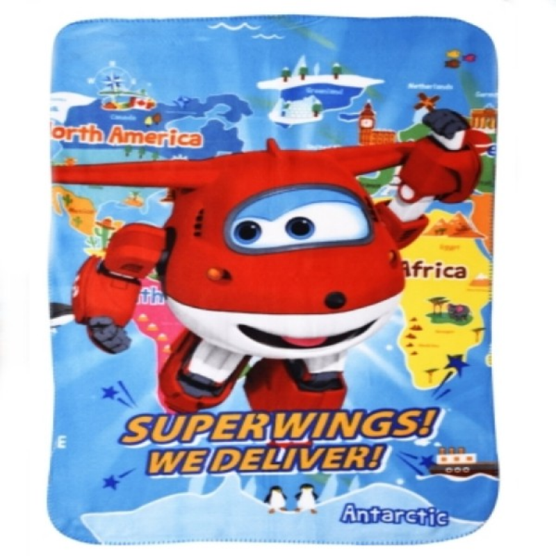 Ćebe Super Wings SU07204, svetlo plavo 