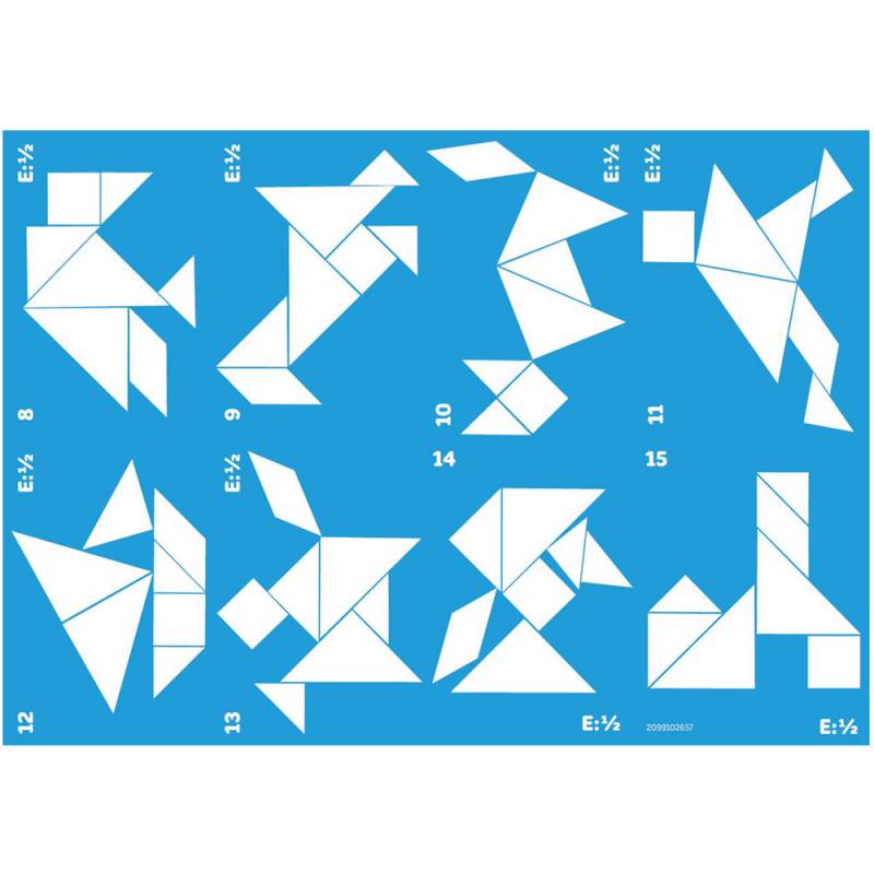 Miniland Prozirni tangram 31791 