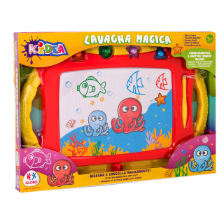 Magična tabla piši briš sa olovkom i 4 pečata GLO37454 