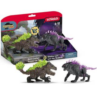 ELDRADOR CREATURES Shadow Lynx vs. Rock Crusher Schleich 70827 