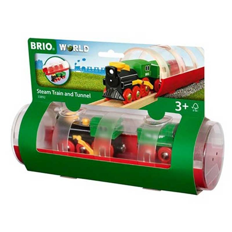 Tunel i parna lokomotiva Brio BR33892 
