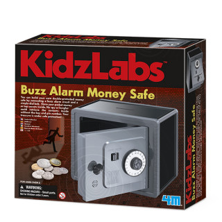 Kidzlabs Buzz alarm money safe, 4M03289 
