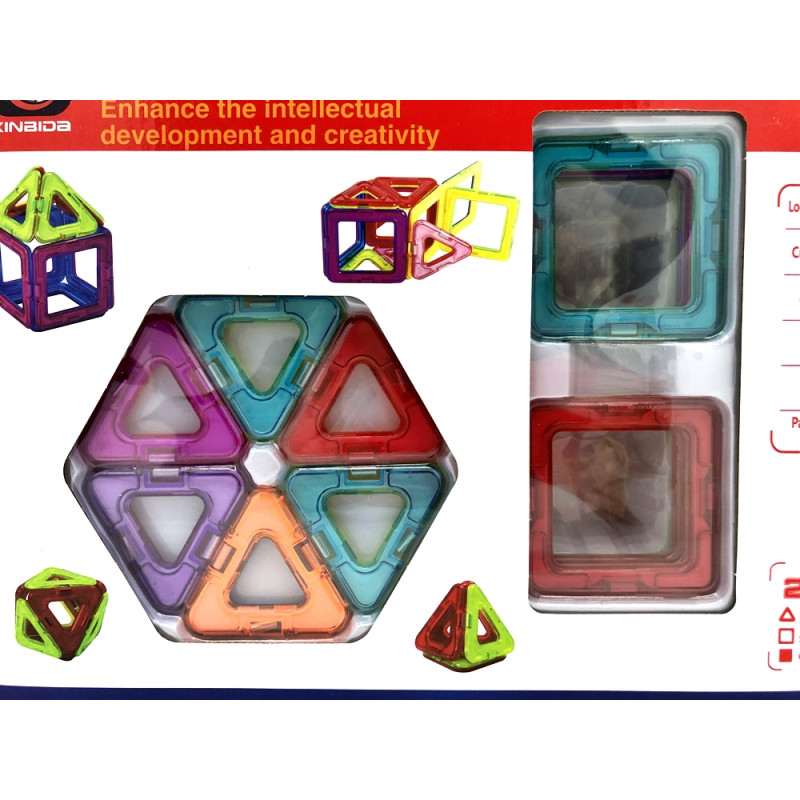 Magnetne pločice kocke za igru 108271 