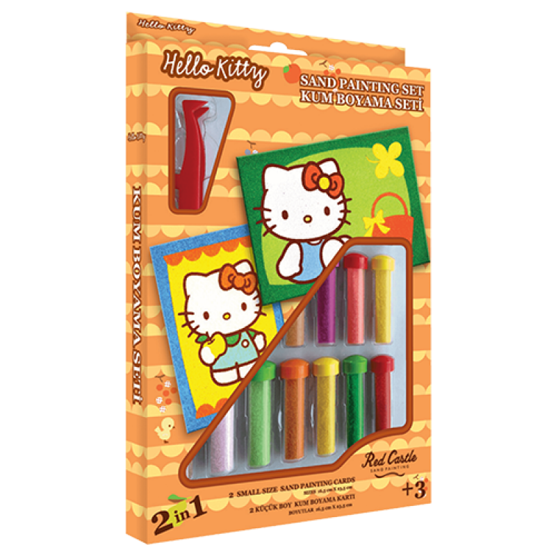 Hello Kitty set za slikanje peskom 2 u 1 