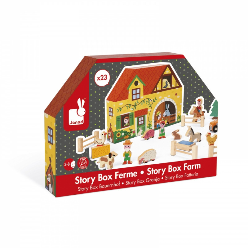 Drvena igračka Story Box – Farma J08524 
