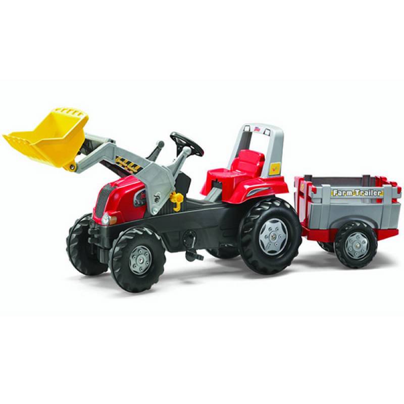 Traktor Junior sa prikolicom i kašikom 811397 
