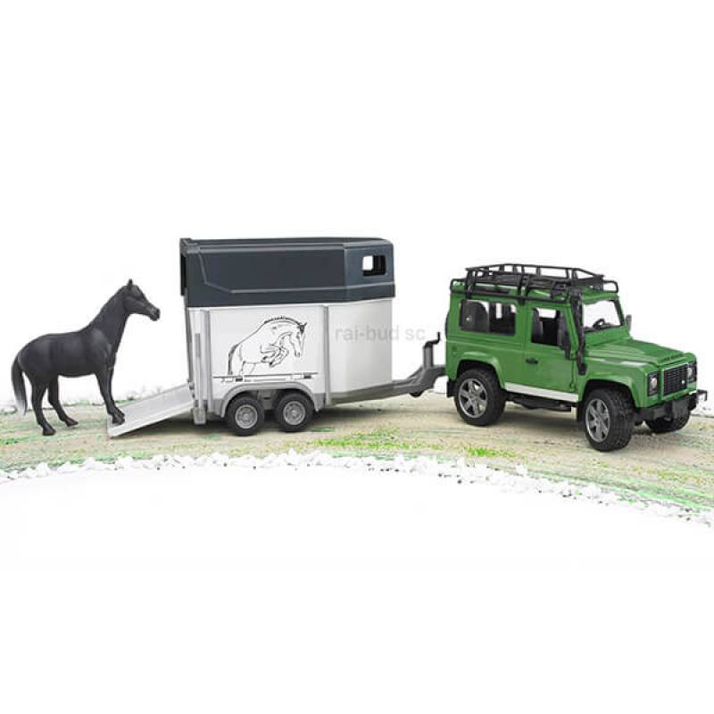 Džip land rover sa prikolicom za konje 025922 
