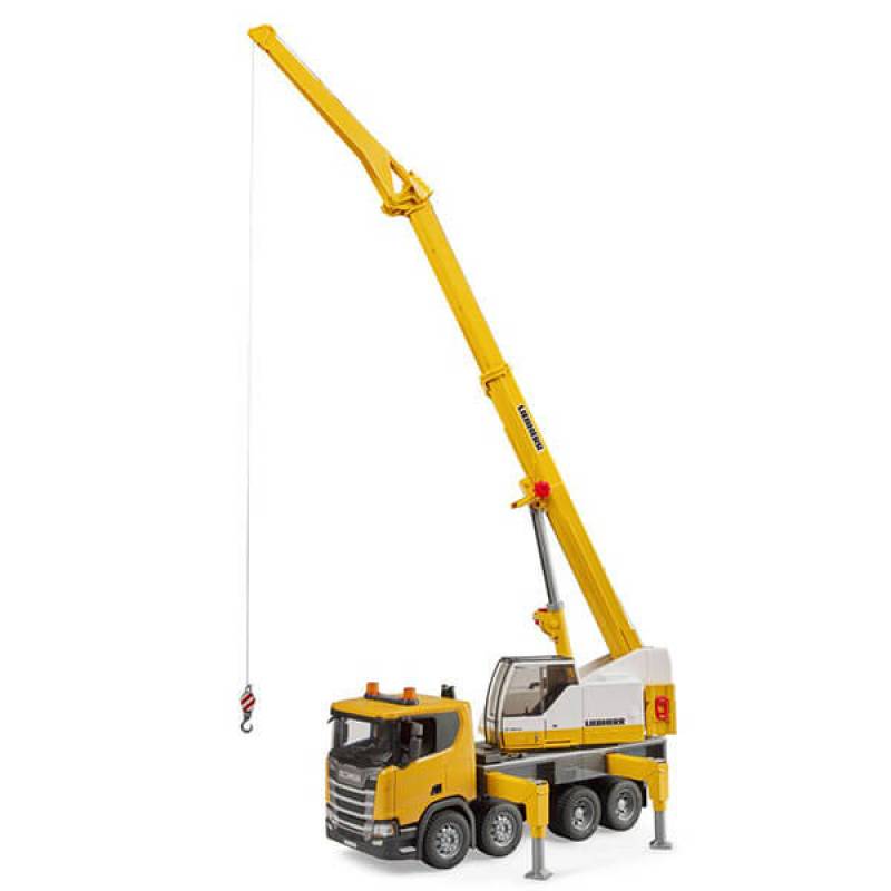 Kamion Bruder Scania sa Liebher kranom 035716 