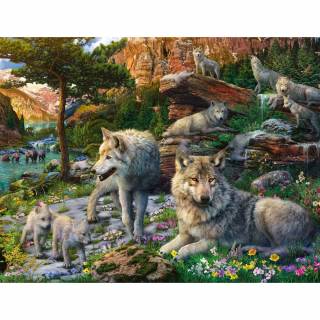 Ravensburger puzzle Vukovi RA16598 