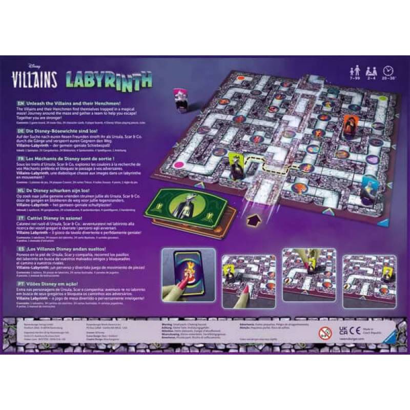 Društvena igra Disney Villains lavirint RA27271 